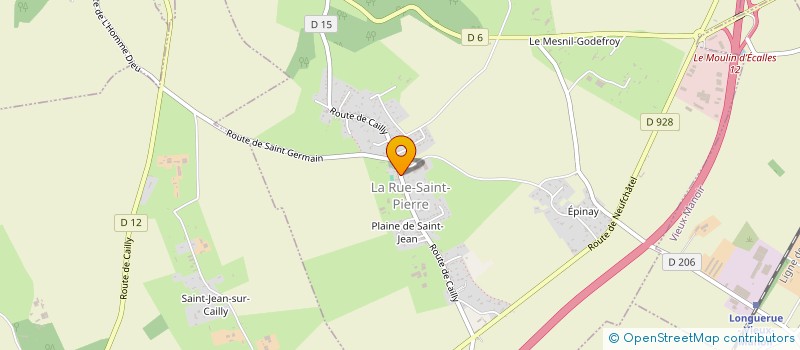 localisation de l'entreprise AMICALE DES ANCIENS DE LA RUE SAINT PIERRE  LA RUE-SAINT-PIERRE