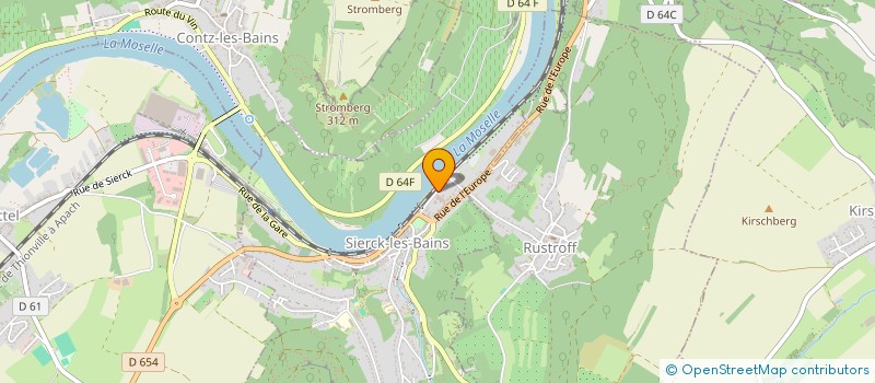 localisation de l'entreprise AMICALE DES ANCIENS DE LA SECU DE THIONVILLE  SIERCK-LES-BAINS