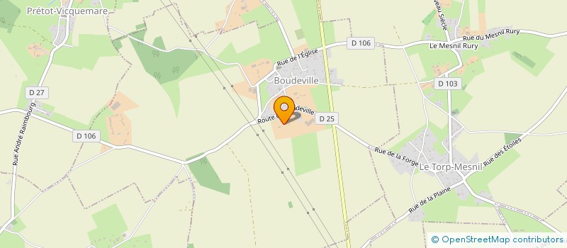 localisation de l'entreprise AMICALE DES ANCIENS DE PRETOT-VICQUEMARE  PRETOT-VICQUEMARE