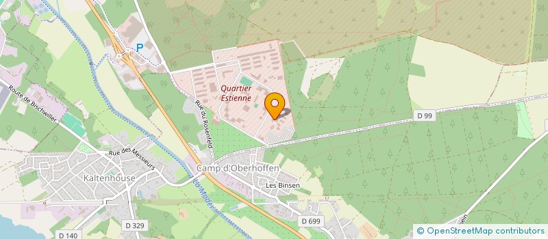 localisation de l'entreprise AMICALE DES ANCIENS DES 12EME ET 212EME REGIMENTS D'ARTILLERIE  HAGUENAU