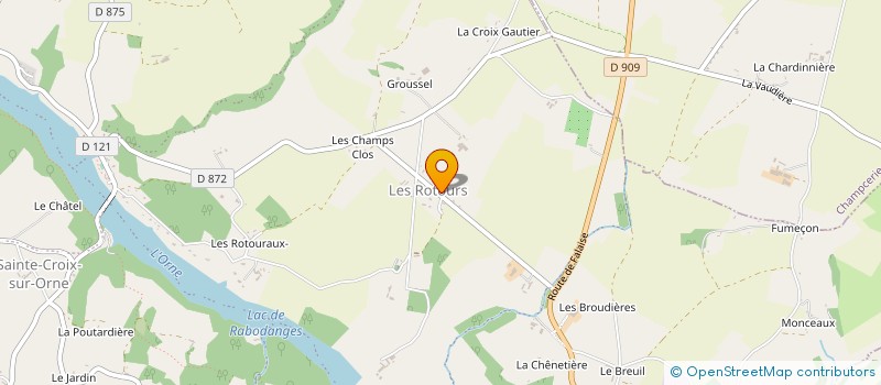 localisation de l'entreprise AMICALE DES ANCIENS DES ROTOURS à PUTANGES-LE-LAC