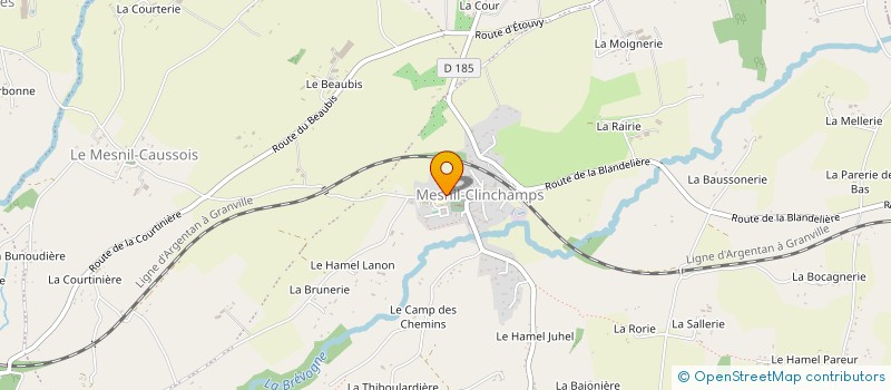 localisation de l'entreprise AMICALE DES ANCIENS DES TROIS MESNILS  NOUES DE SIENNE