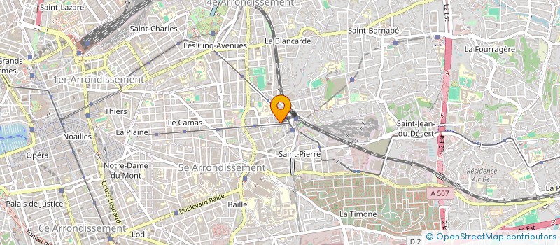 localisation de l'entreprise AMICALE DES ANCIENS DU 14 EME C.J.F.DE DIE& DE PROVENCE à MARSEILLE