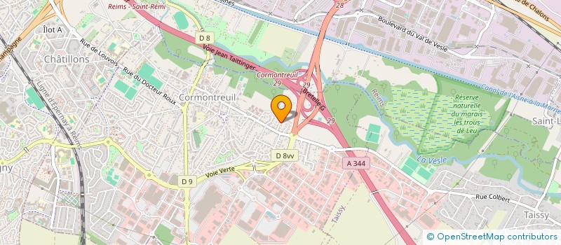 localisation de l'entreprise AMICALE DES ANCIENS DU CHATEAU D'AULNAY  CORMONTREUIL