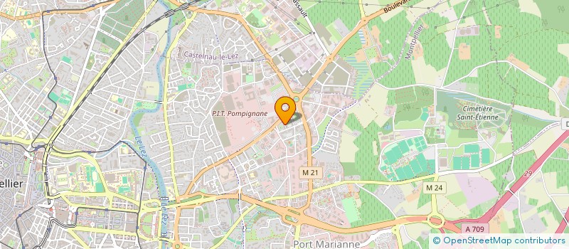 localisation de l'entreprise AMICALE DES ANCIENS DU CIRAD à MONTPELLIER