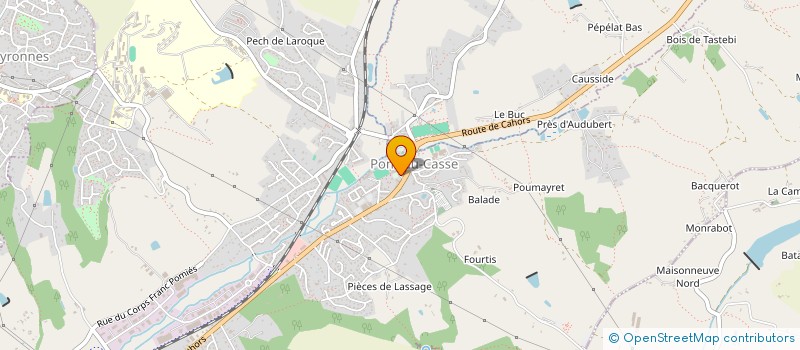 localisation de l'entreprise AMICALE DES ANCIENS DU COP XV  PONT-DU-CASSE