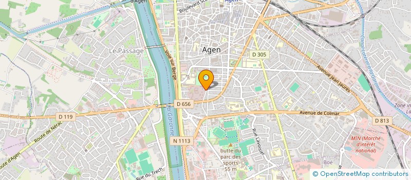 localisation de l'entreprise AMICALE DES ANCIENS DU CORPS DES TELEGRAPHISTES COLONIAUX ET DES TRANSMISSIONS DES TROUPES DE MARINE  AGEN