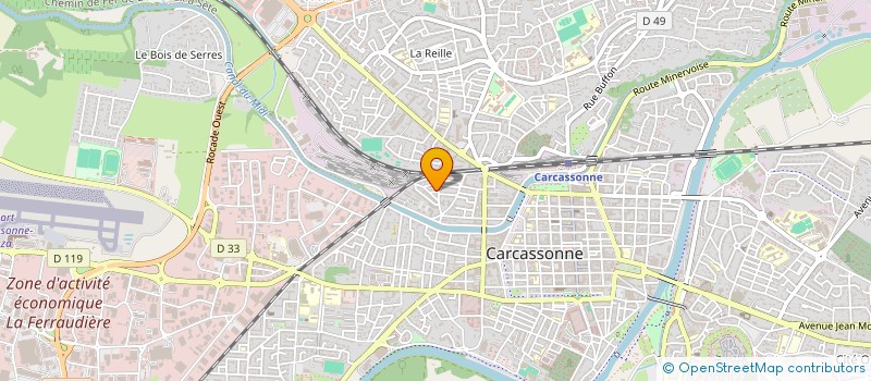 localisation de l'entreprise AMICALE DES ANCIENS DU GENIE DE L'AUDE à CARCASSONNE