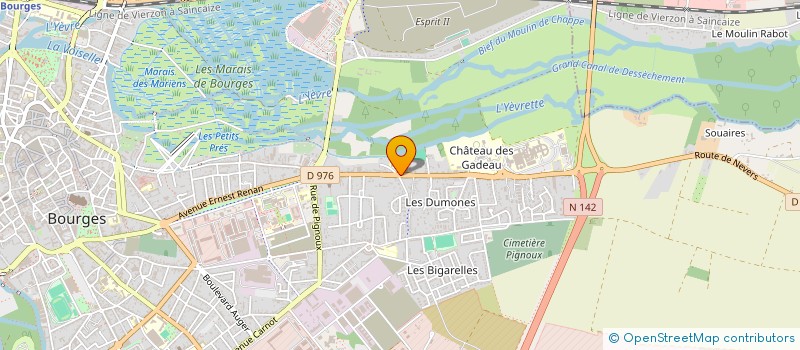 localisation de l'entreprise AMICALE DES ANCIENS DU LP JEAN DE BERRY 'A.A.J.B.'  BOURGES