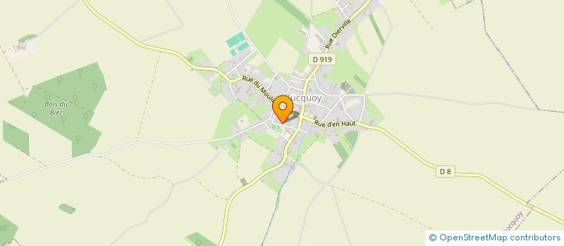 localisation de l'entreprise AMICALE DES ANCIENS DU LYCEE DE BUCQUOY SAINT JOSEPH - LE DRUET - LES ABEILLES  BUCQUOY