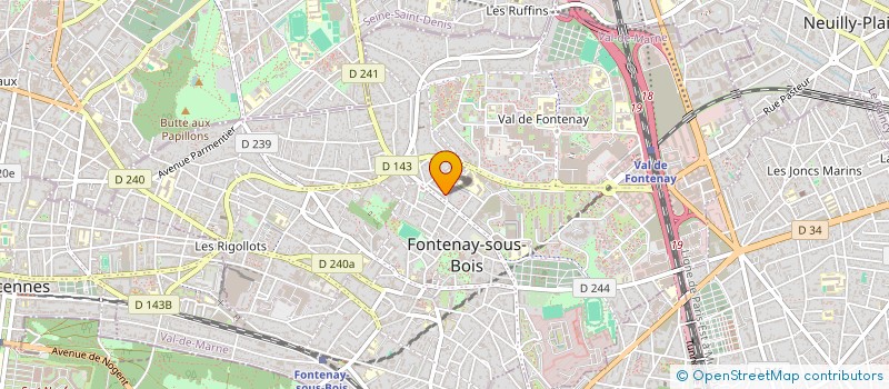 localisation de l'entreprise AMICALE DES ANCIENS DU LYCEE MICHELET à FONTENAY-SOUS-BOIS