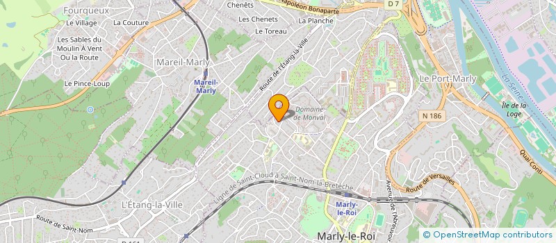 localisation de l'entreprise AMICALE DES ANCIENS DU LYCEE SCIENTIFIQUE DE YAMOUSSOUKRO - SECTION FRANCE (2ALSY FRANCE)  MARLY-LE-ROI