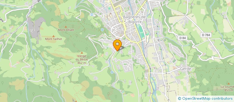 localisation de l'entreprise AMICALE DES ANCIENS DU PIC-DU-MIDI  BAGNERES-DE-BIGORRE