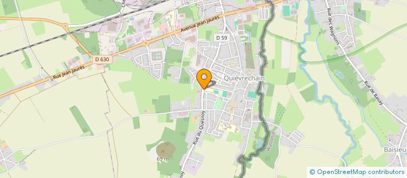 localisation de l'entreprise AMICALE DES ANCIENS ELEVES  QUIEVRECHAIN