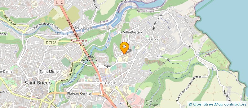 localisation de l'entreprise AMICALE DES ANCIENS ELEVES ECOLES FRERES à SAINT-BRIEUC