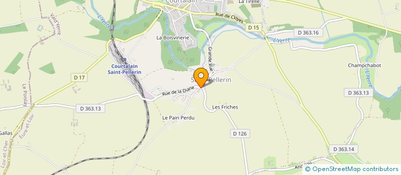 localisation de l'entreprise AMICALE DES ANCIENS ELEVES ET AMIS DE CHAPELLE-ROYALE à CHAPELLE-ROYALE