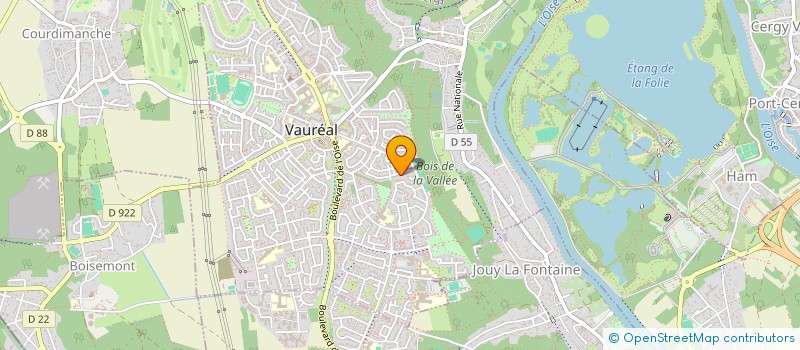 localisation de l'entreprise AMICALE DES ANCIENS ELEVES ET AMIS DU COLLEGE GERARD PHILIPE DE CERGY à VAUREAL