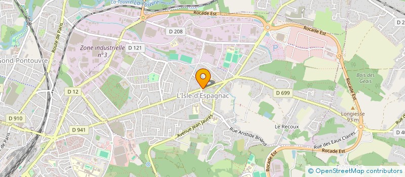 localisation de l'entreprise AMICALE DES ANCIENS JOUEURS DE L'ASA à L'ISLE-D'ESPAGNAC