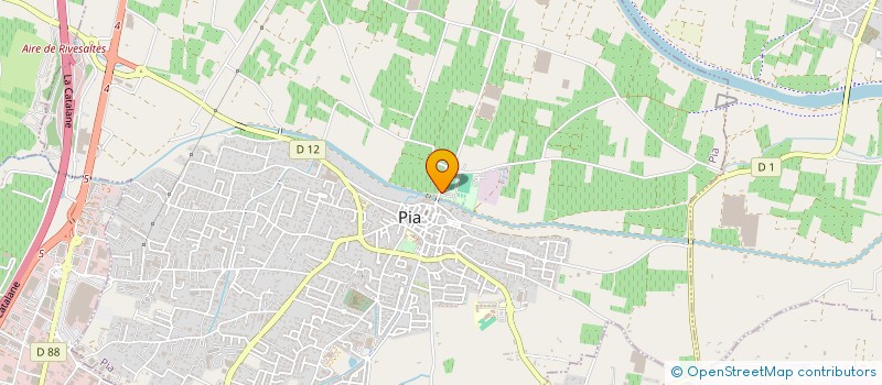 localisation de l'entreprise AMICALE DES ANCIENS JOUEURS ET AMIS DE PIA XIII  PIA