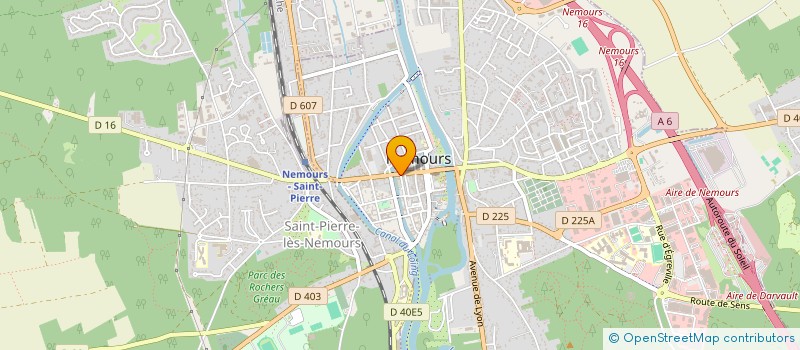 localisation de l'entreprise AMICALE DES ANCIENS MARINS DE NEMOURS SAINT PIERRE ET SA REGION  NEMOURS