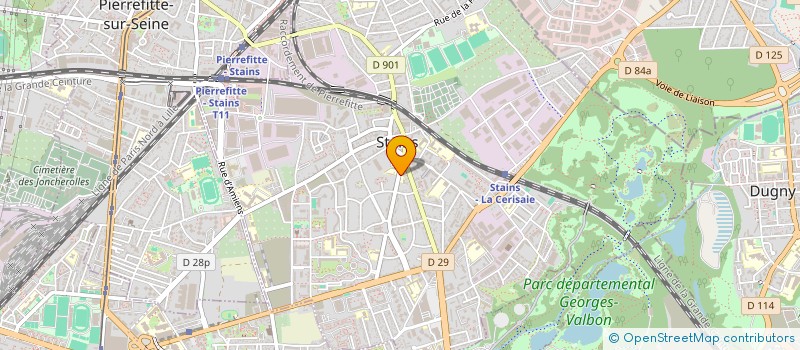 localisation de l'entreprise AMICALE DES ANCIENS MARINS DE STAINS à STAINS
