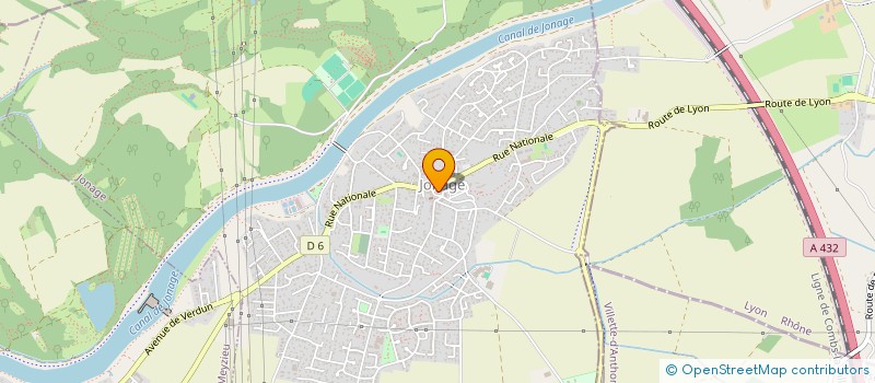 localisation de l'entreprise AMICALE DES ANCIENS POMPIERS DE JONAGE à JONAGE