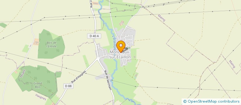 localisation de l'entreprise AMICALE DES ANCIENS RETRAITES ET PRE-RETRAITES à MONCHAUX-SUR-ECAILLON
