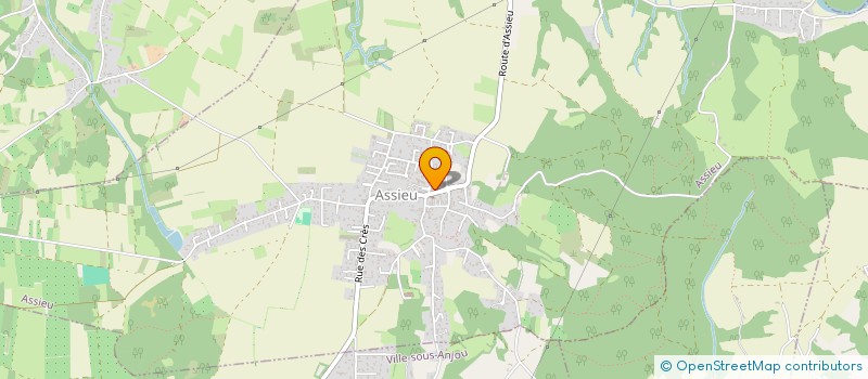 localisation de l'entreprise AMICALE DES ANCIENS SAPEURS POMPIERS D'ASSIEU  ASSIEU