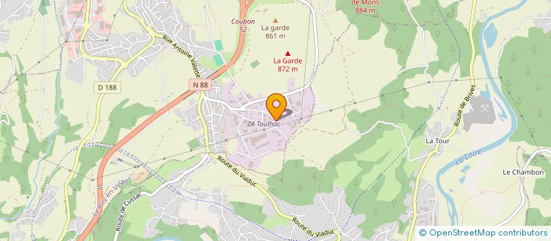 localisation de l'entreprise AMICALE DES ANCIENS SAPEURS POMPIERS HAUTE LOIRE à LE PUY-EN-VELAY