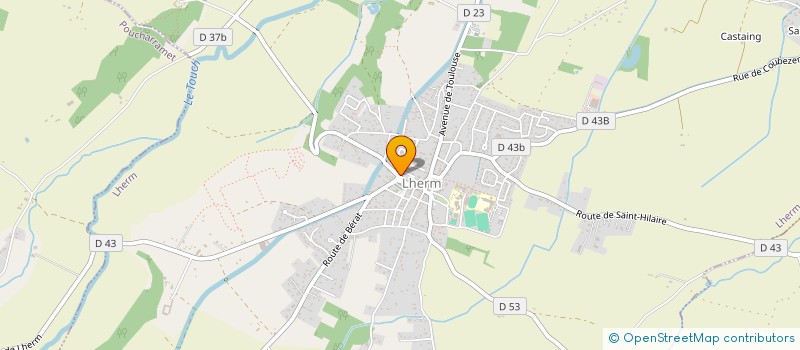 localisation de l'entreprise AMICALE DES ANCIENS SOUS-OFFICIERS DE LA BASE AERIENNE DE FRANCAZAL à LHERM