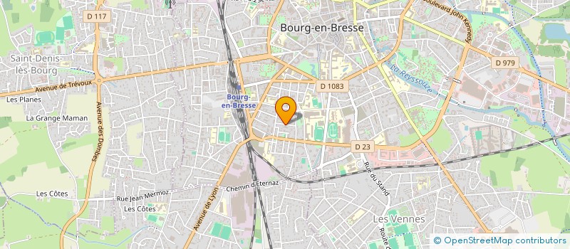 localisation de l'entreprise AMICALE DES ARBITRES AIN à BOURG-EN-BRESSE