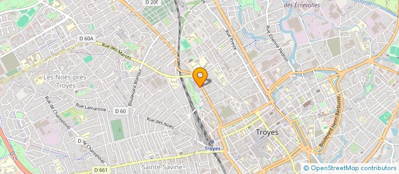 localisation de l'entreprise AMICALE DES ARBITRES AUBOIS UNAF 10  TROYES