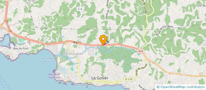 localisation de l'entreprise AMICALE DES ARBITRES DE CYCLISME DE LA GUADELOUPE à LE GOSIER
