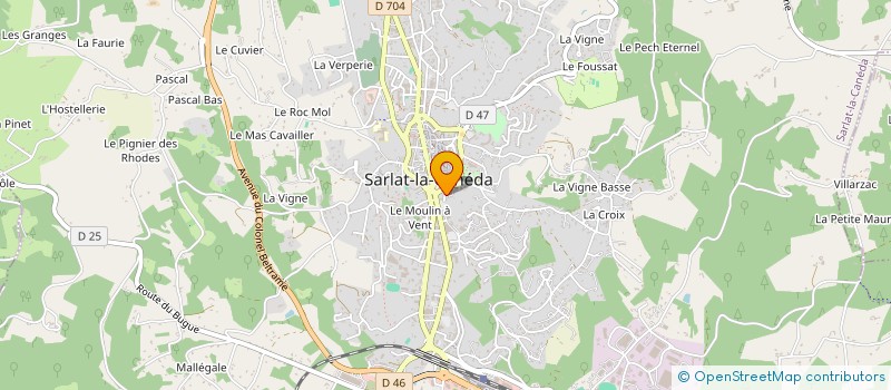 localisation de l'entreprise AMICALE DES ARMENIENS DU PERIGORD à SARLAT-LA-CANEDA