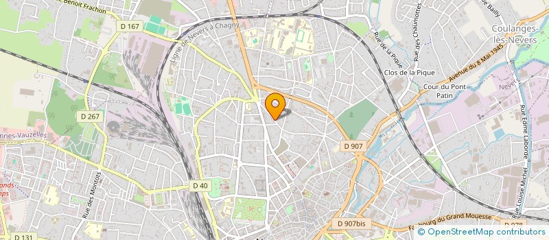 localisation de l'entreprise AMICALE DES ARTISTES à NEVERS