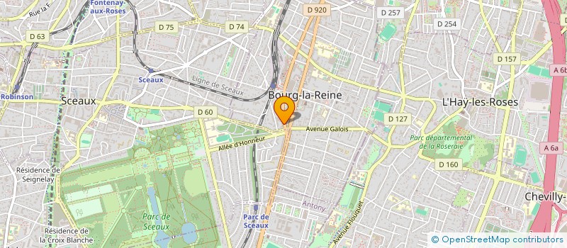 localisation de l'entreprise AMICALE DES ARTISTES DE BOURG LA REINE à BOURG-LA-REINE