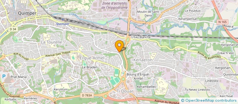 localisation de l'entreprise AMICALE DES ARTISTES SANS FRONTIERES à QUIMPER