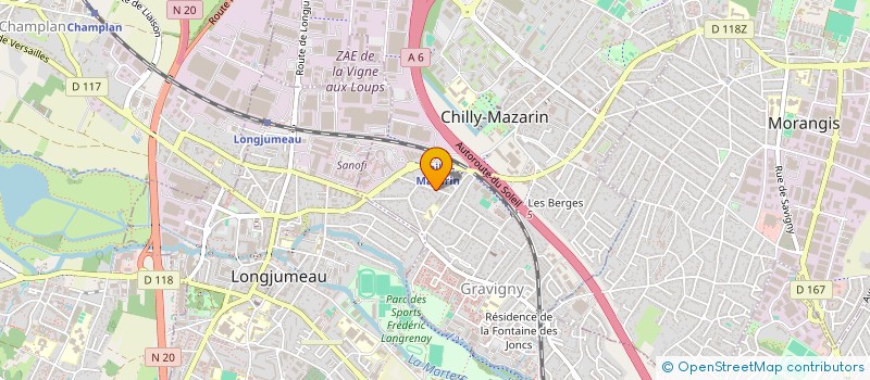 localisation de l'entreprise AMICALE DES ASSISTANTES MATERNELLES INDEPENDANTES SOLIDAIRES 2 AMIS à CHILLY-MAZARIN