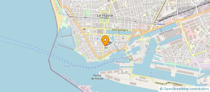 localisation de l'entreprise AMICALE DES ASSOCIATIONS à LE HAVRE