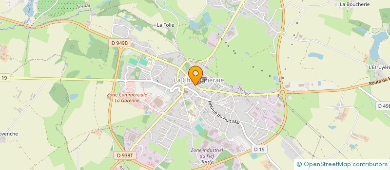 localisation de l'entreprise AMICALE DES ASSOCIATIONS DE RETRAITES DU CANTON DE LA CHATAIGNERAIE à LA CHATAIGNERAIE