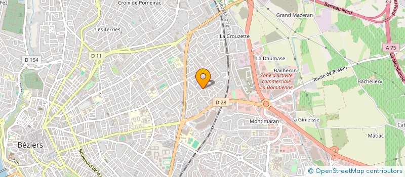 localisation de l'entreprise AMICALE DES AVEYRONNAIS DE BEZIERS ET ARRONDISSEMENT à BEZIERS