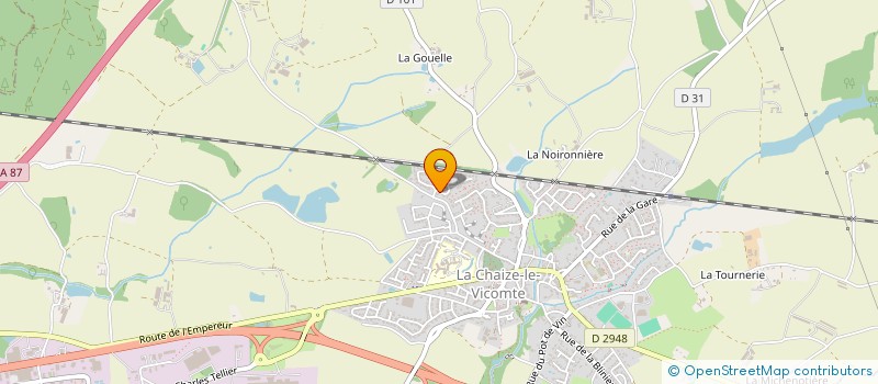 localisation de l'entreprise AMICALE DES BABAS  LA CHAIZE-LE-VICOMTE