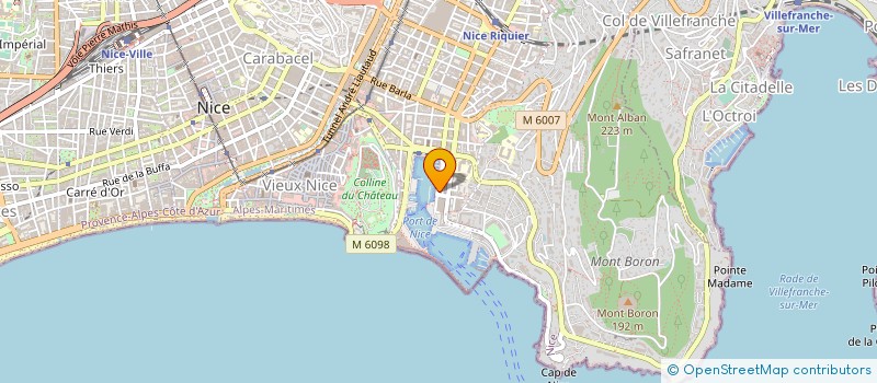 localisation de l'entreprise AMICALE DES BATELIERS & PLAISANCIERS DU PORT DE NICE LA MOUETTE à NICE