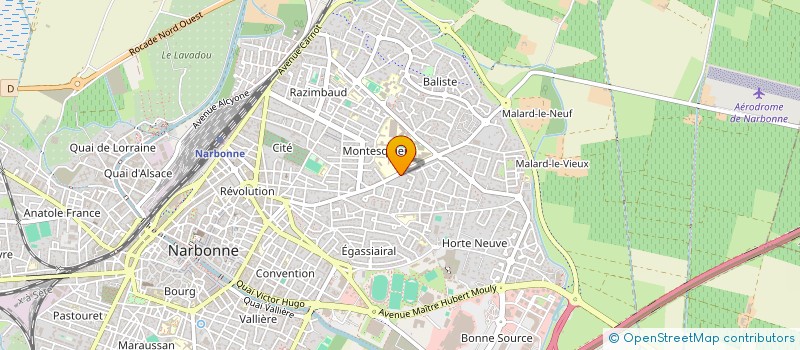 localisation de l'entreprise AMICALE DES BELGES ET DU LANGUEDOC ROUS  NARBONNE