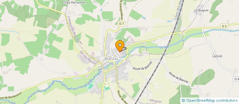 localisation de l'entreprise AMICALE DES BELLES MECANIQUES DE COTEAUX-DU-BLANZACAIS  COTEAUX-DU-BLANZACAIS