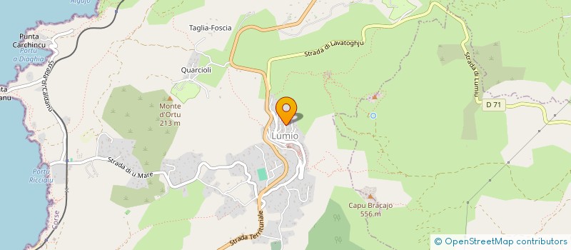 localisation de l'entreprise AMICALE DES BENEVOLES DE LA RESERVE COMMUNALE DE SECURITE DE LUMIO à LUMIO