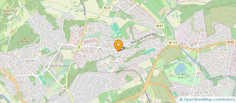 localisation de l'entreprise AMICALE DES BENEVOLES PREVENTION DES FEUX à JACOU