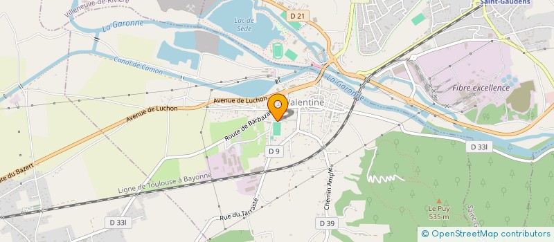 localisation de l'entreprise AMICALE DES BIELLES COMMINGEOISES  VALENTINE