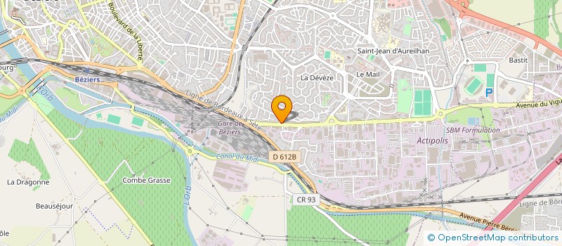 localisation de l'entreprise AMICALE DES BONOIS CONSTANTINOIS ET ANCIENS DE TUNISIE  LES FIDELES DE SAINT AUGUSTIN  BEZIERS