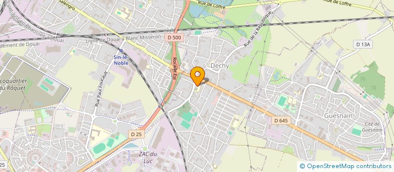 localisation de l'entreprise AMICALE DES BONS COPAINS DE DECHY DES ANNEES 60, 70, 80  DECHY